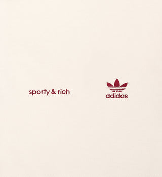 Track Pants - Cream/Merlot