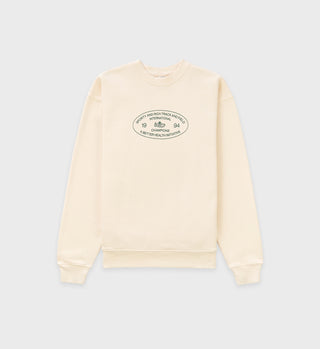 Track & Field Crewneck - Cream
