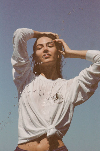 Track & Field Longsleeve - White