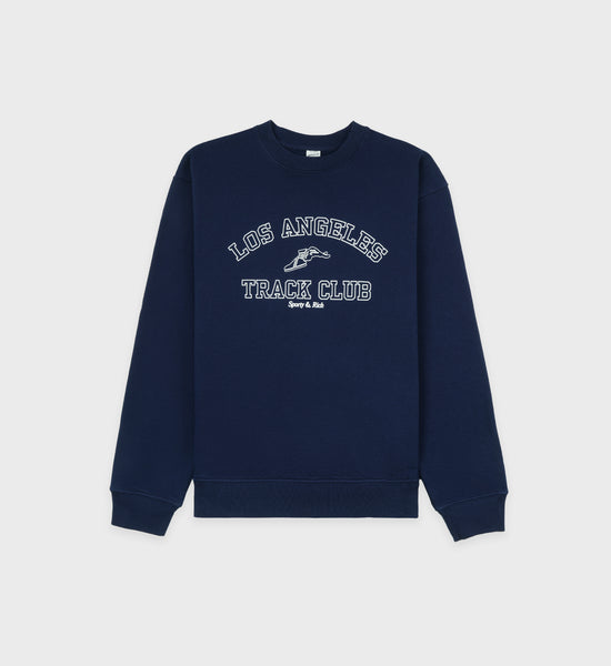 Track Club Crewneck - Navy