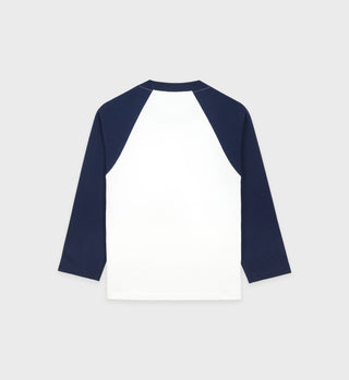 Upper East Side Baseball Tee - White