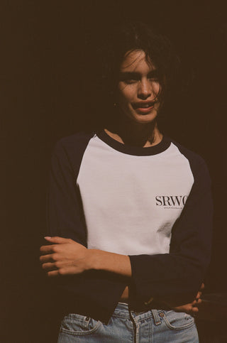 Upper East Side Baseball Tee - White