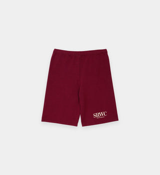 Upper East Side Biker Short - Merlot