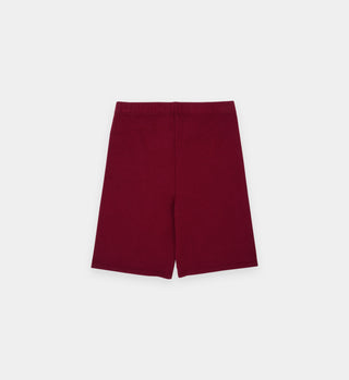 Upper East Side Biker Short - Merlot