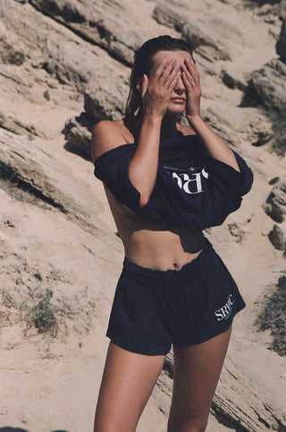 Upper East Side Disco Short - Navy