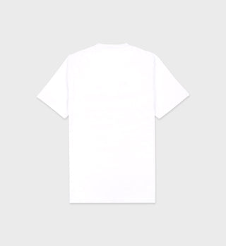 Villa T-Shirt - White/Navy