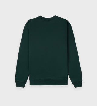 Wellness Ivy Bouclé Crewneck - Forest