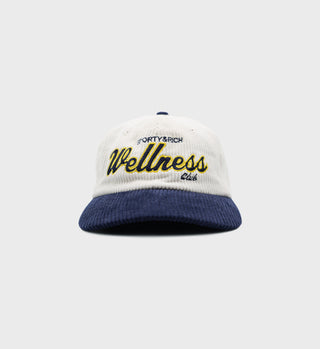 Wellness Club Hat - White/Navy/Gold