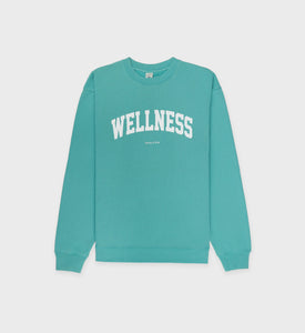 Wellness Ivy Crewneck - Faded teal