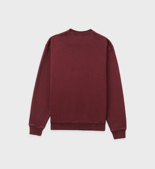 Wellness Ivy Crewneck - Merlot