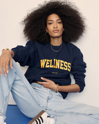 Wellness Ivy Crewneck - Navy