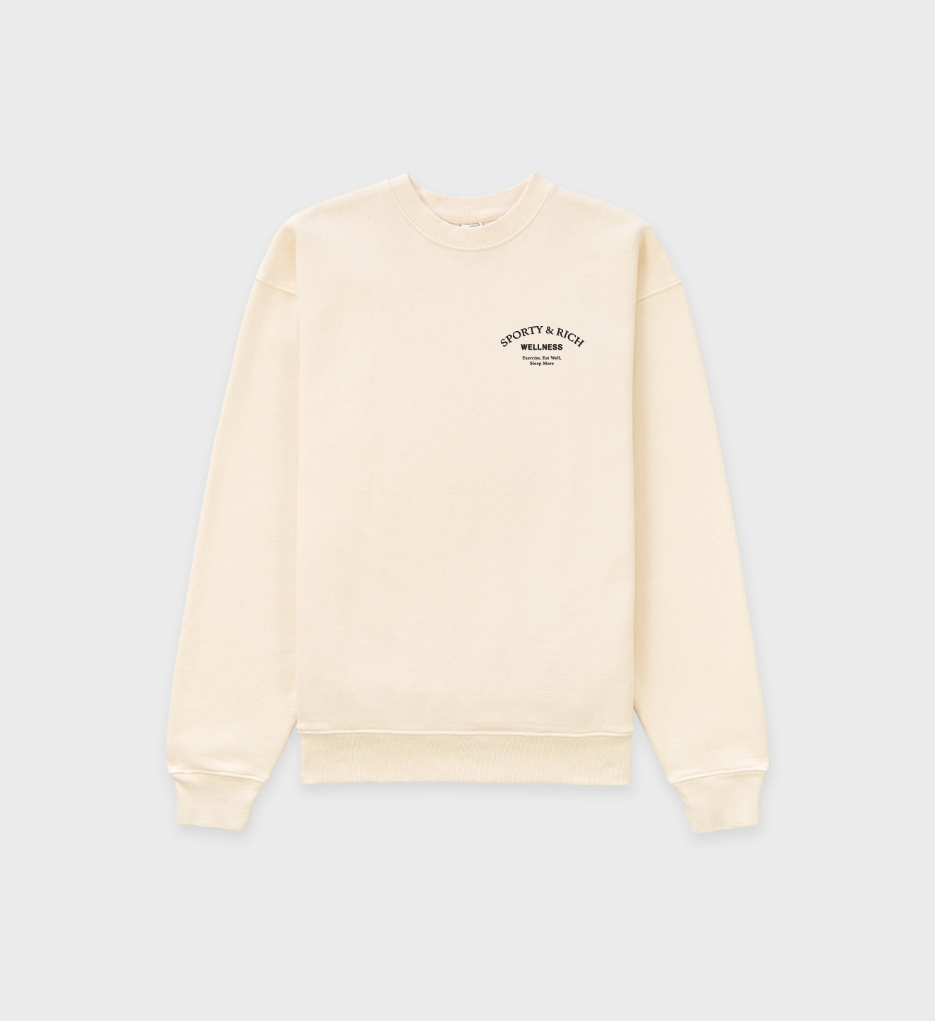 Wellness Studio Crewneck - Cream – Sporty & Rich