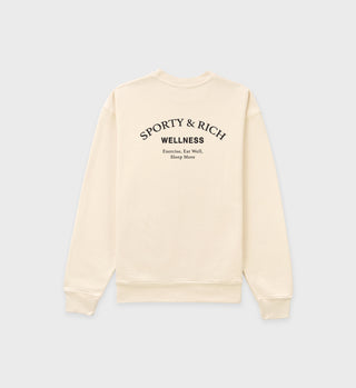 Wellness Studio Crewneck - Cream