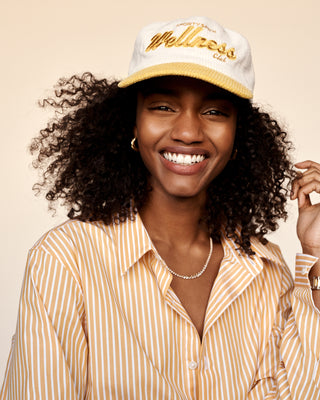 Wellness Club Hat - White/Yellow