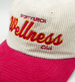 Wellness Club Hat - White/Red