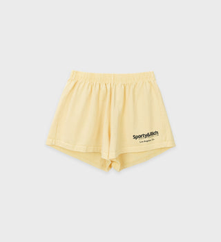 Wellness Club LA Disco Short (Women Fit) - Banana Cream