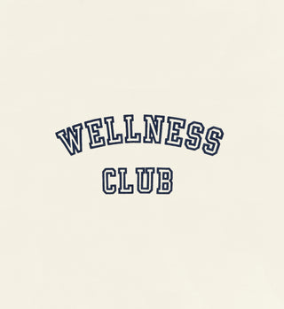 Wellness Club Ringer Tee - Cream/Navy