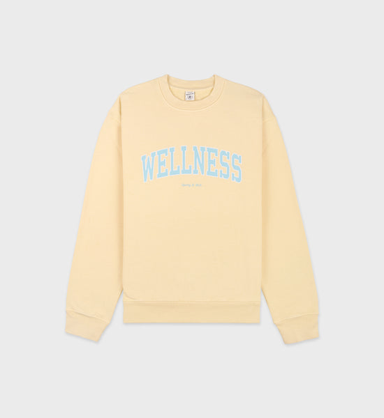 Wellness Ivy Crewneck - Almond/H2O