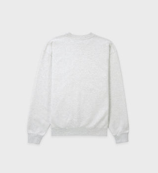 Wellness Ivy Crewneck - Heather Gray/Red