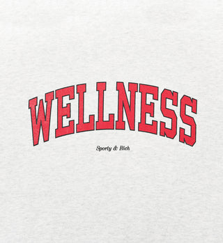 Wellness Ivy Crewneck - Heather Gray/Red