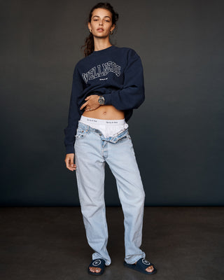 Wellness Ivy Crewneck - Navy