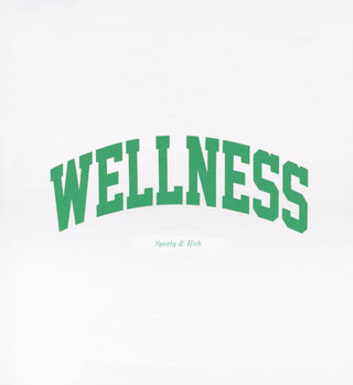 Wellness Ivy Cropped Crewneck - White