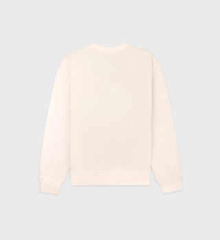 Wellness Ivy Crewneck - Cream/Rose