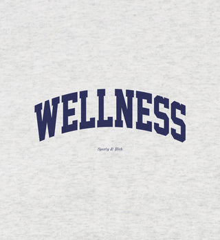 Wellness Ivy Cropped Crewneck - Heather Gray