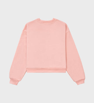 Wellness Ivy Cropped Crewneck - Blossom