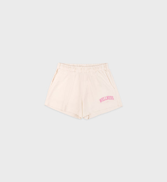 Wellness Ivy Disco Short - Cream/Rose