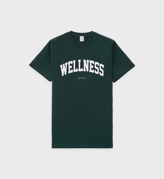 Wellness Ivy T-Shirt - White/Jolly Green – Sporty & Rich