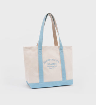 Wellness Studio Two-Tone Tote - Paradise/White