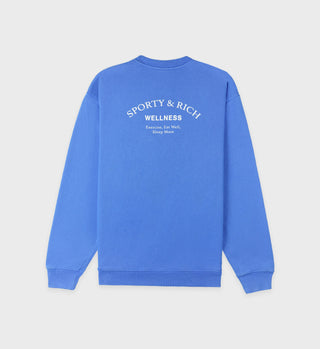 Wellness Studio Crewneck - Sapphire
