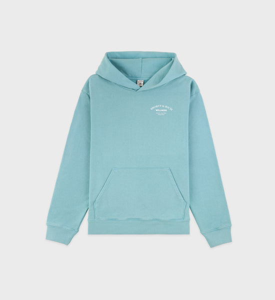 Wellness Studio Hoodie - Paradise/White