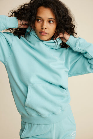 Wellness Studio Hoodie - Paradise/White