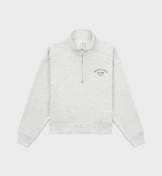 Wellness Studio Quarter Zip - Heather Gray