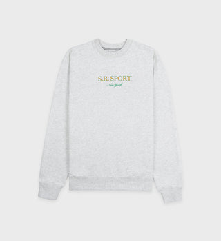 Wimbledon Crewneck - Heather Gray