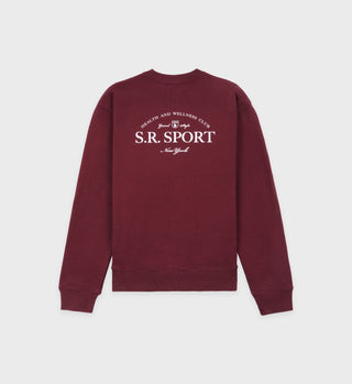 Wimbledon Crewneck - Merlot