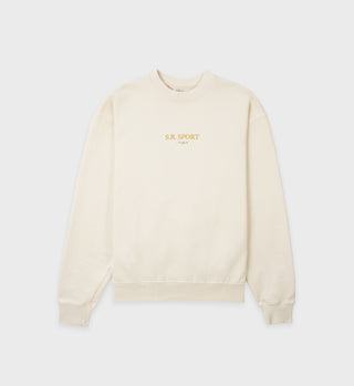 Wimbledon Crewneck - Milk