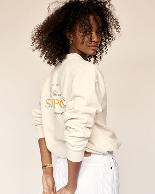 Wimbledon Crewneck - Milk