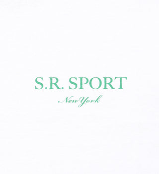 Wimbledon T-Shirt - White/Kelly Green