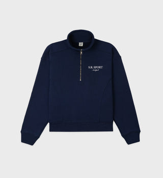 Wimbledon Quarter Zip - Navy