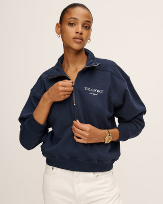 Wimbledon Quarter Zip - Navy