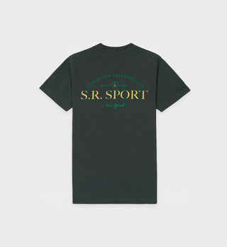 Wimbledon T-Shirt - Faded Black