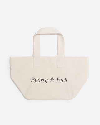 Classic Logo Tote- Natural
