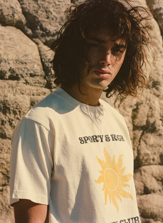 S&R Sun Club T Shirt - Cream