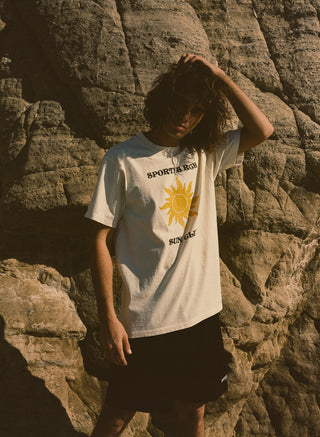 S&R Sun Club T Shirt - Cream