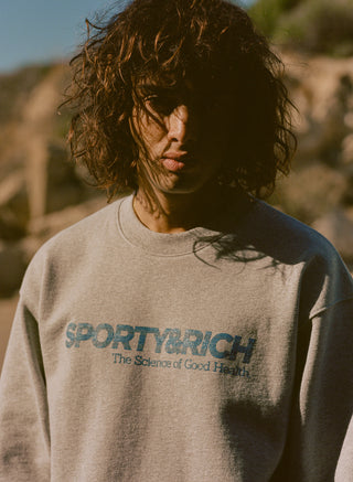 Science of Good Health Crewneck - Heather Gray