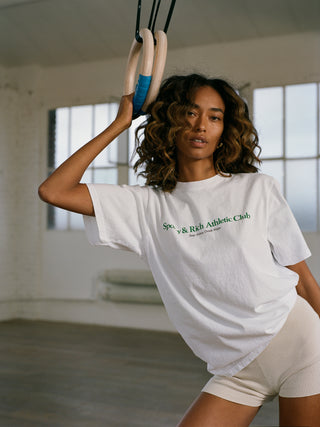 SR Athletic Club T Shirt - White