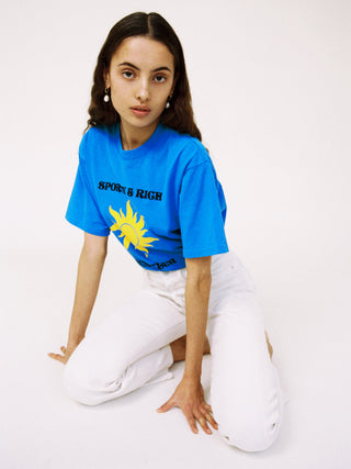 S&R Sun Club T Shirt - French Blue